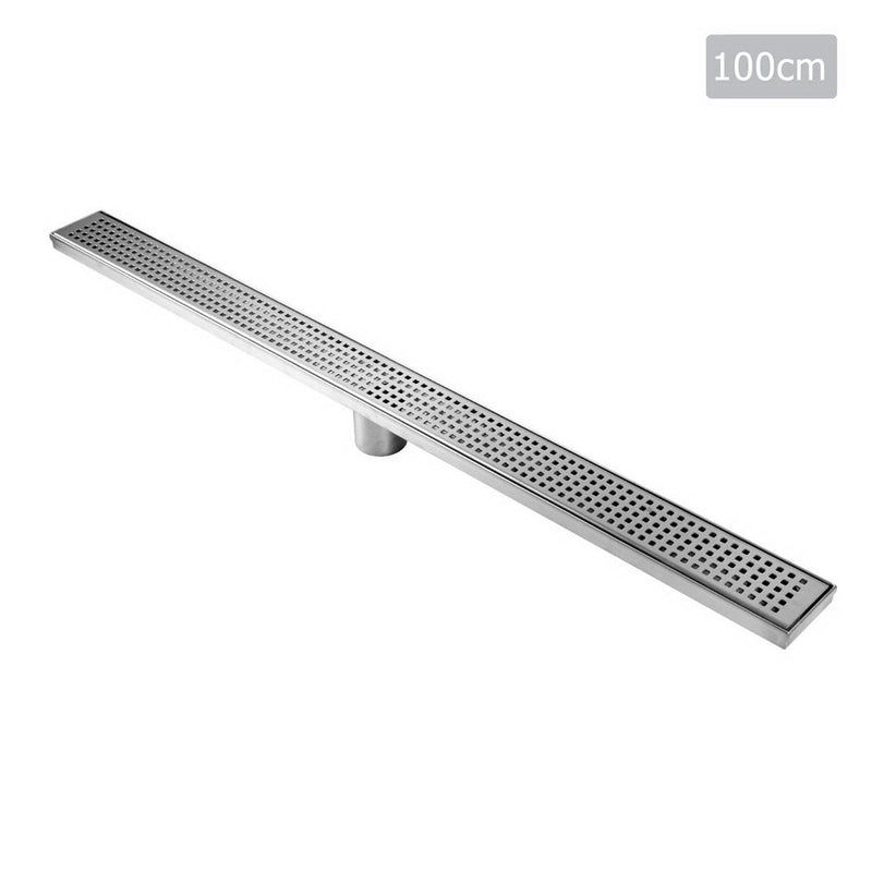 Shower Grate Square 1000mm Stainless Steel Grates Drain Floor Waste Bath