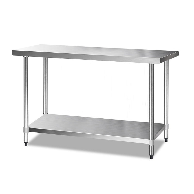 1524 x 610mm Commercial Stainless Steel Kitchen Bench