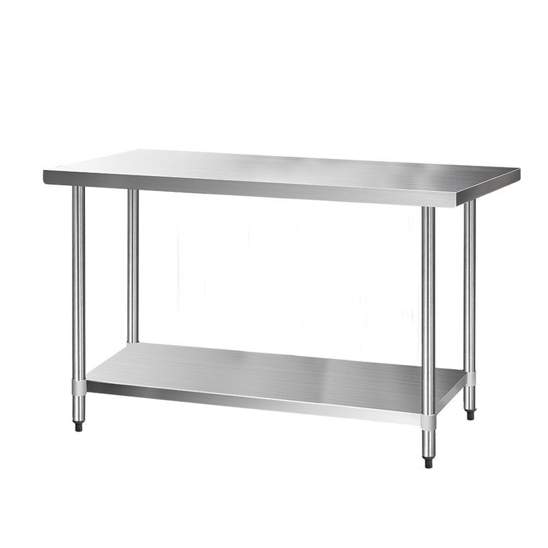 1524 x 762mm Commercial Stainless Steel Kitchen Bench