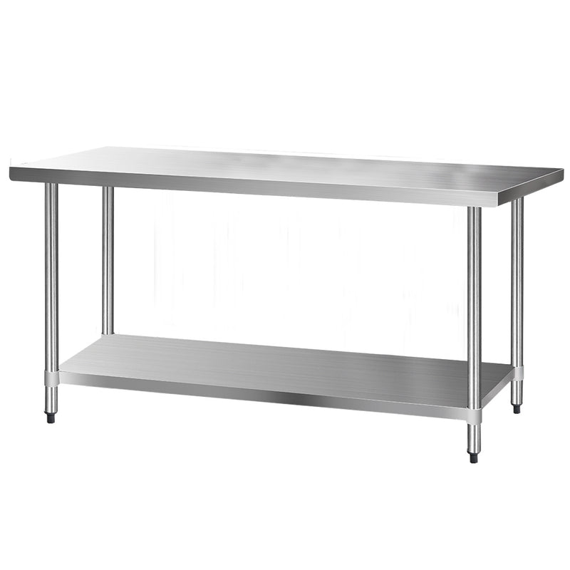 1829 x 762mm Commercial Stainless Steel Kitchen Bench