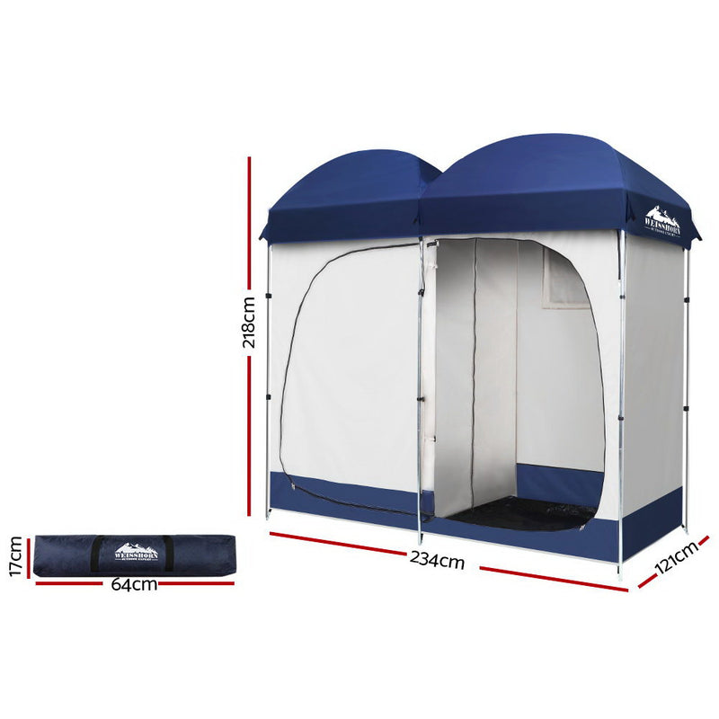 Weisshorn Camping Shower Tent - Double