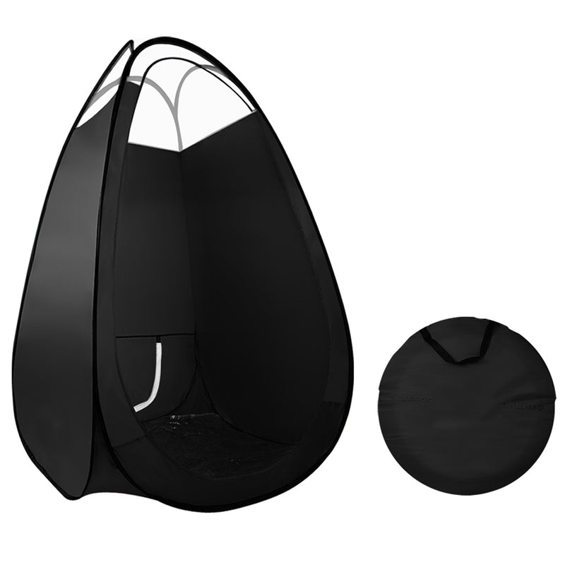 Portable Pop Up Tanning Tent - Black