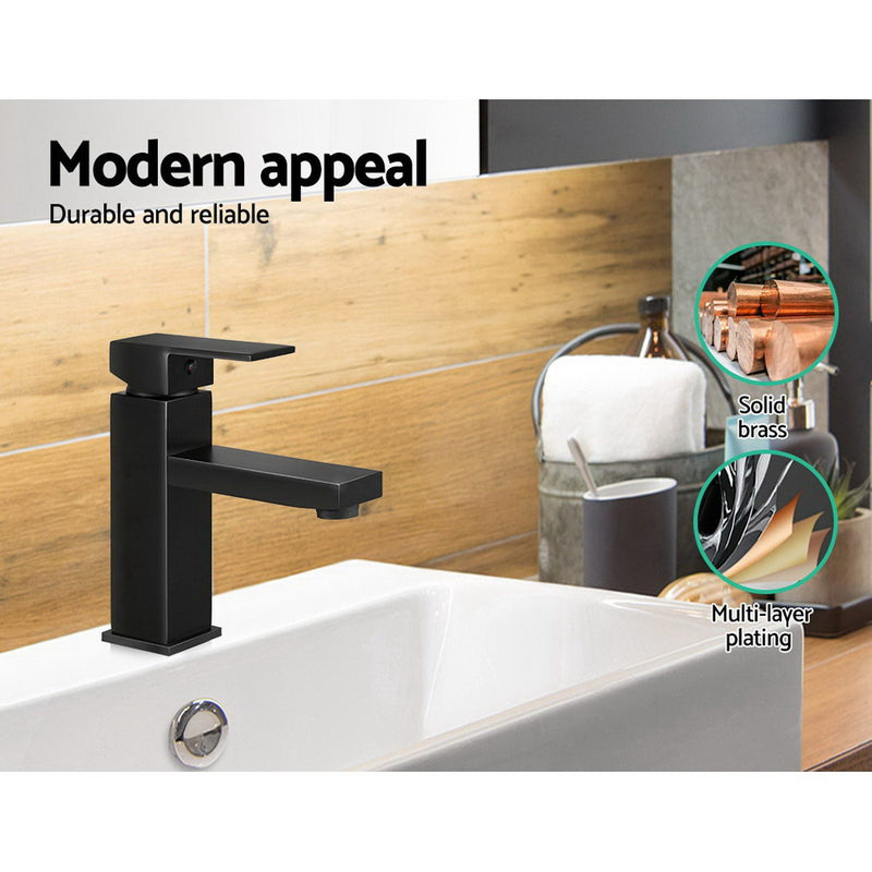 Basin Mixer Tap Faucet Bathroom Vanity Counter Top  Standard Brass Black