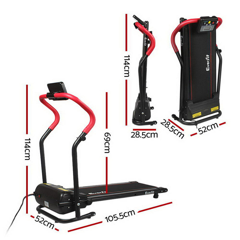 Everfit Home Electric Treadmill - Red