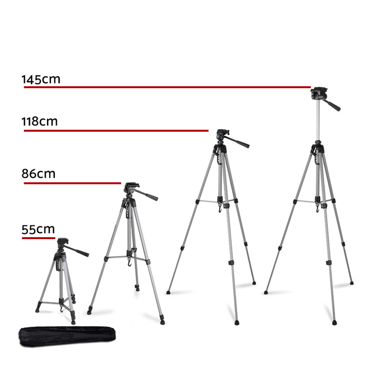 Weifeng 1.45M Professional Camera & Phone Tripod