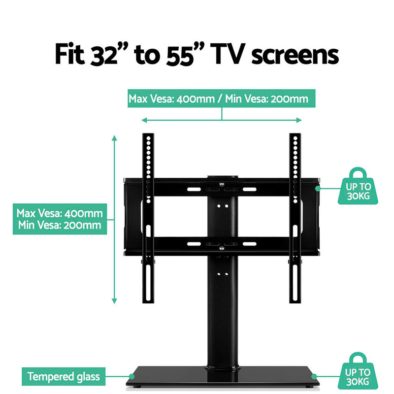 Artiss Table Top TV Swivel Mounted Stand