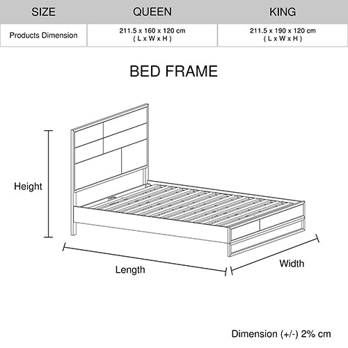 Hannah Bedframe King Size