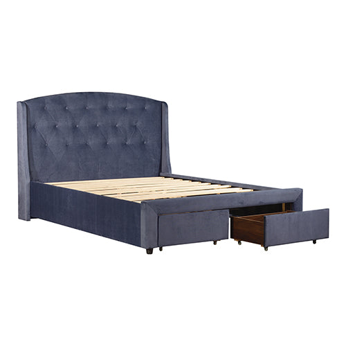 Stella Bedframe King Size Navy Blue