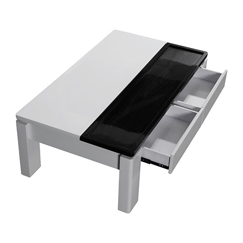 Grandora Coffee Table Black & White Glossy Colour