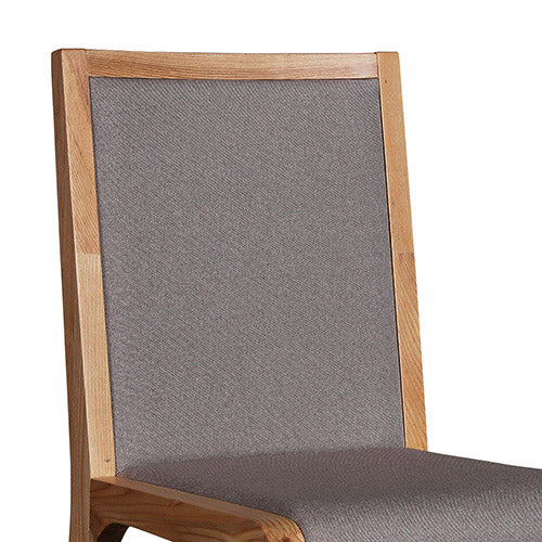 2X Galaxy Dining Chair Grey and Ash Colour