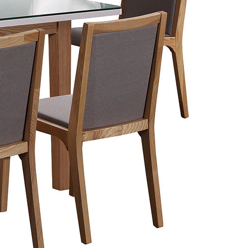 2X Galaxy Dining Chair Grey and Ash Colour