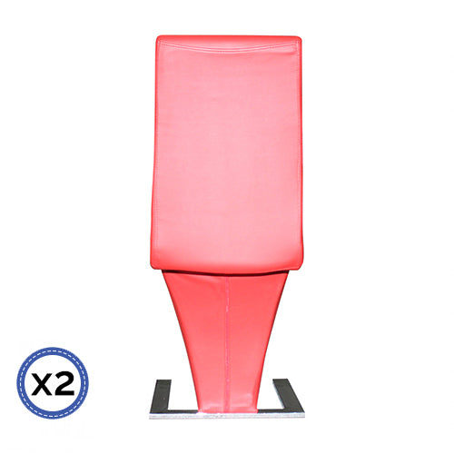 2 X Z Chair Red Colour