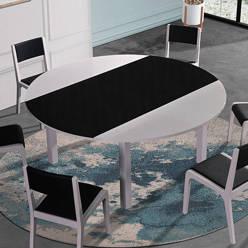 Baily Dining Table Black & White