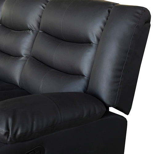 Fantasy Recliner Pu Leather 3R Black