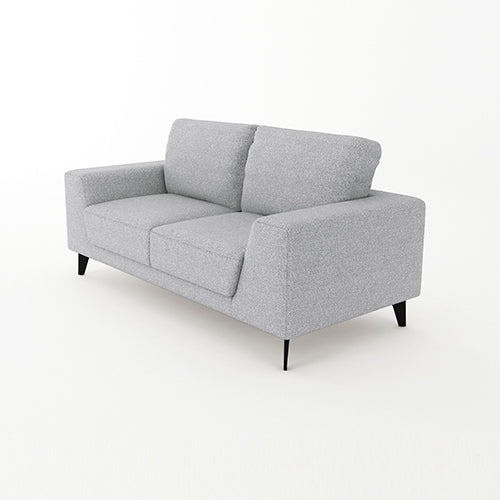 Hopper 2 Seater Fabric Sofa Light Grey Colour