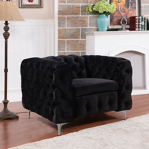 Jacques 1 Seater Black Colour