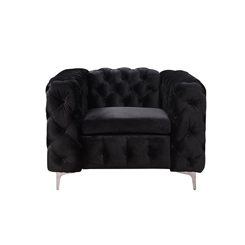 Jacques 1 Seater Black Colour