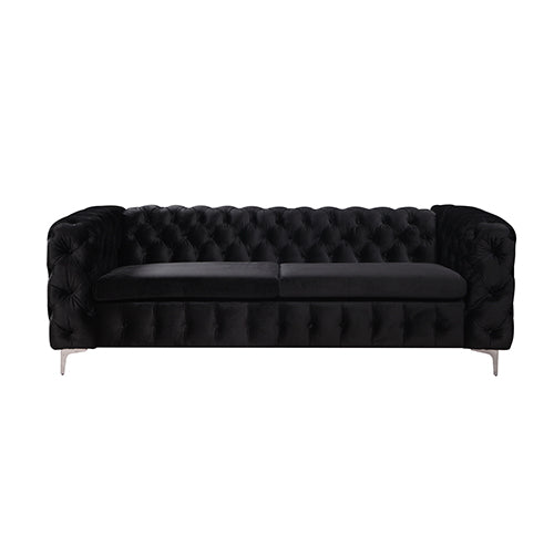 Jacques 3 Seater Black Colour