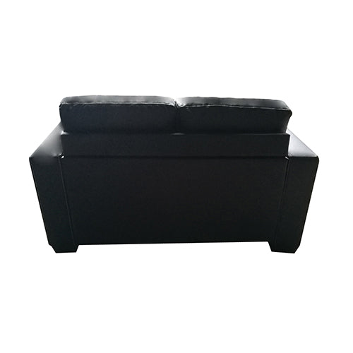 Nikki Sofa Black Colour 2 Seater PU Leather