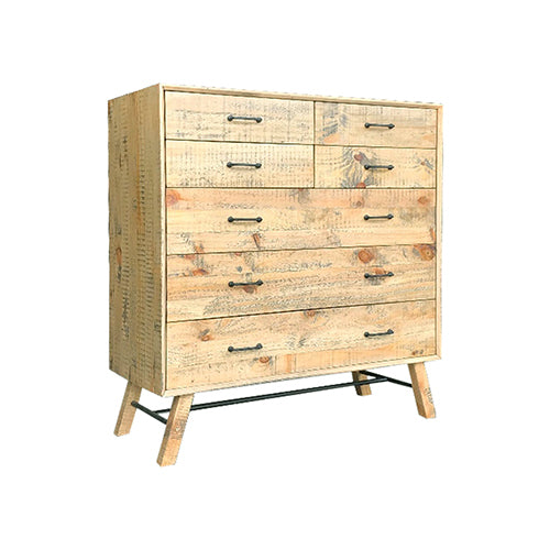 Bondi Tallboy 7 Drawers Ozzy Colour