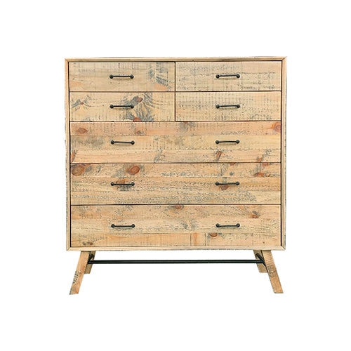 Bondi Tallboy 7 Drawers Ozzy Colour