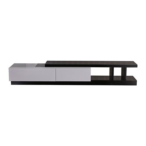 Grandora TV Cabinet Black & White Glossy Colour