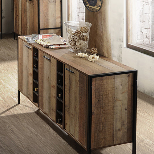 Mascot Wine Cabinet Oak Colour