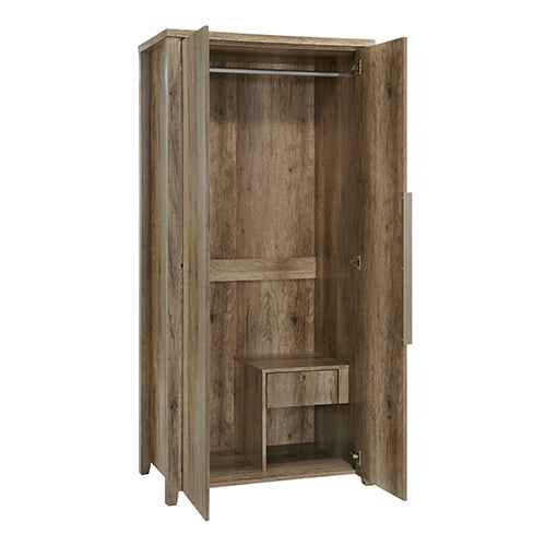 Alexa Rustic 2 Door Wardrobe