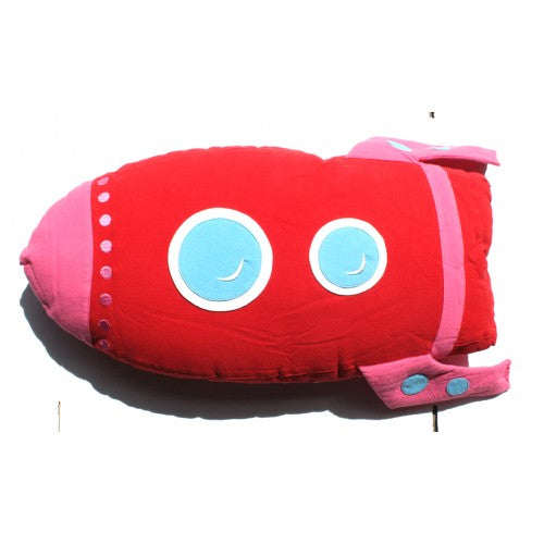 Roket Cuddling Cushion Red