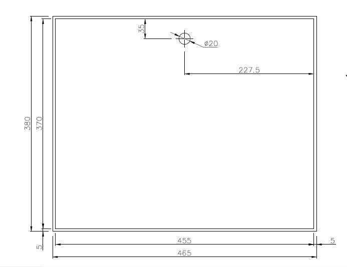 Stainless Steel BBQ Grill Hot Plate 46.5 x 38CM Premium 304 Grade