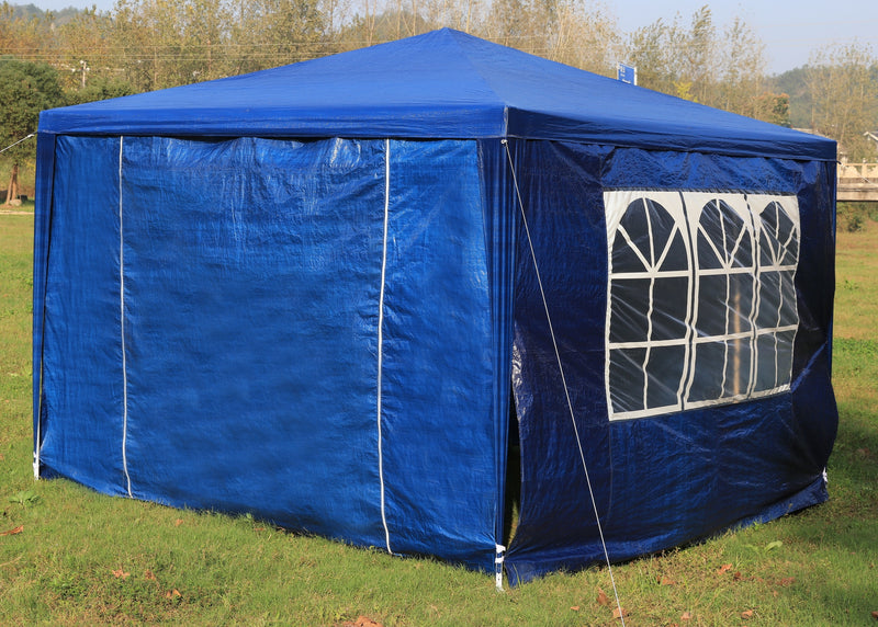 3x3m Gazebo Outdoor Marquee Tent Canopy Blue