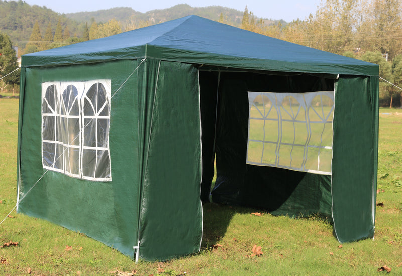 3x3m Gazebo Outdoor Marquee Tent Canopy Green