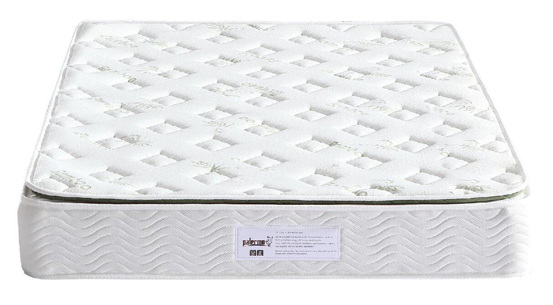 Palermo Double Luxury Latex Pillow Top Topper Spring Mattress