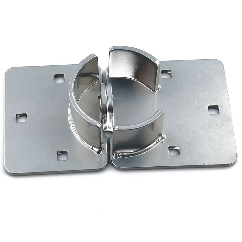 Van Door Lock With Brackets - Heavy Duty Security Vehicle Hasp Padlock