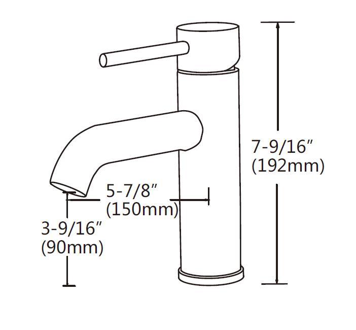 Basin Mixer Tap Faucet -Kitchen Laundry Bathroom Sink