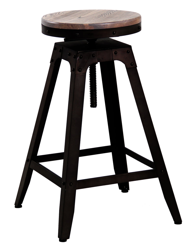 Adjustable Swivel Industrial Bar Stool