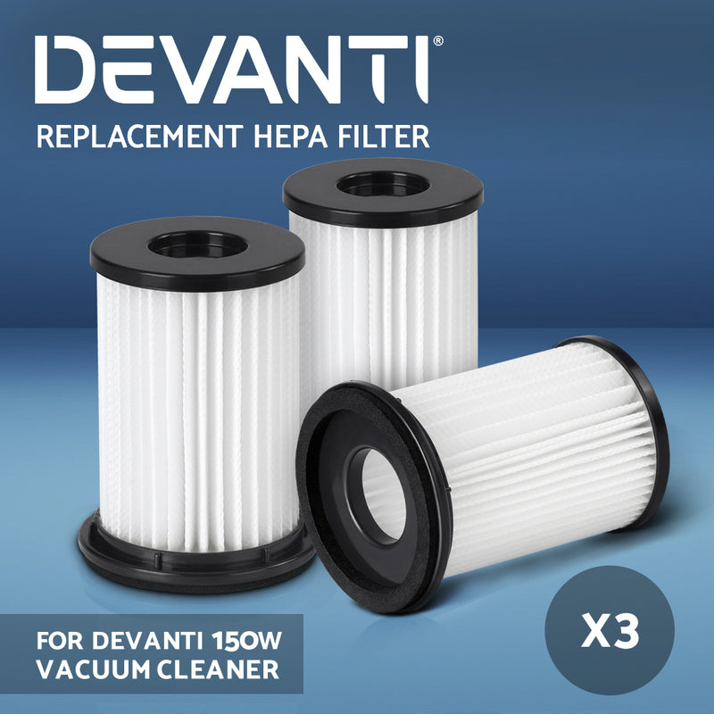 Devanti Set of 3 Replacement HEPA Filter