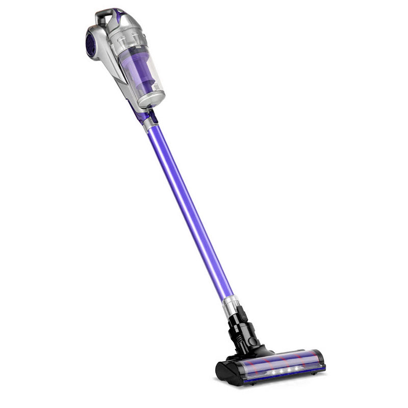 Devanti Cordless Handstick Vacuum Cleaner - Grey and Purple