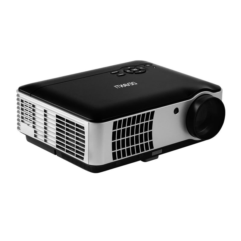 Devanti Mini Video Projector Portable WiFi Bluetooth HD 1080P 2800 Lumens Home Theater