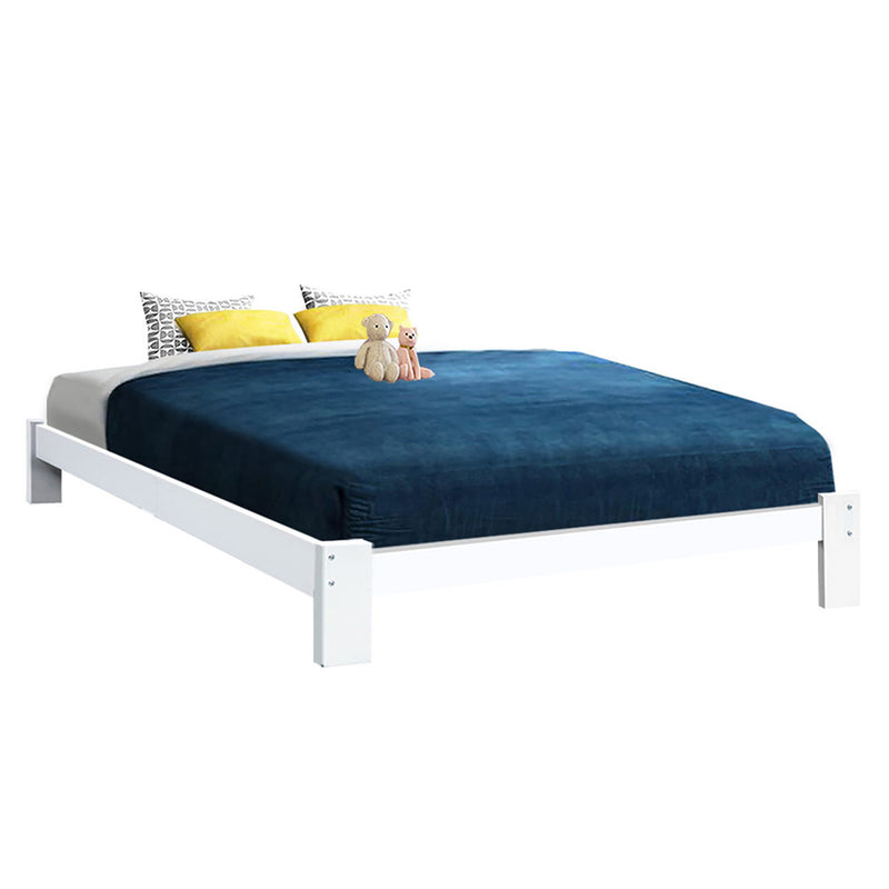 Bed Frame King Size Wooden Bed Base Timber Foundation Mattress Platform