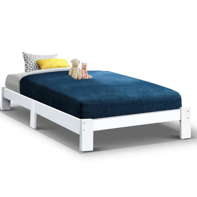 Bed Frame King Single Size Wooden Mattress Base Timber Platform JADE