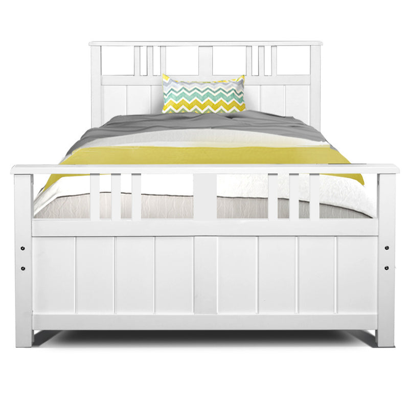 Wooden Bed Frame King Single Size Timber Kids Adults Mattress Base EVA