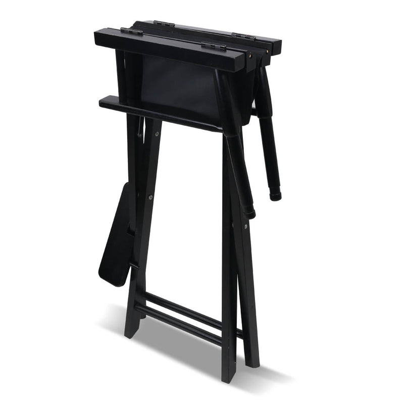 Tall Director Chair - Black