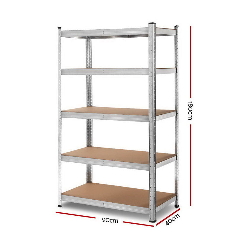 0.9M Warehouse Shelving Racking Storage Garage Steel Metal Shelves Rack