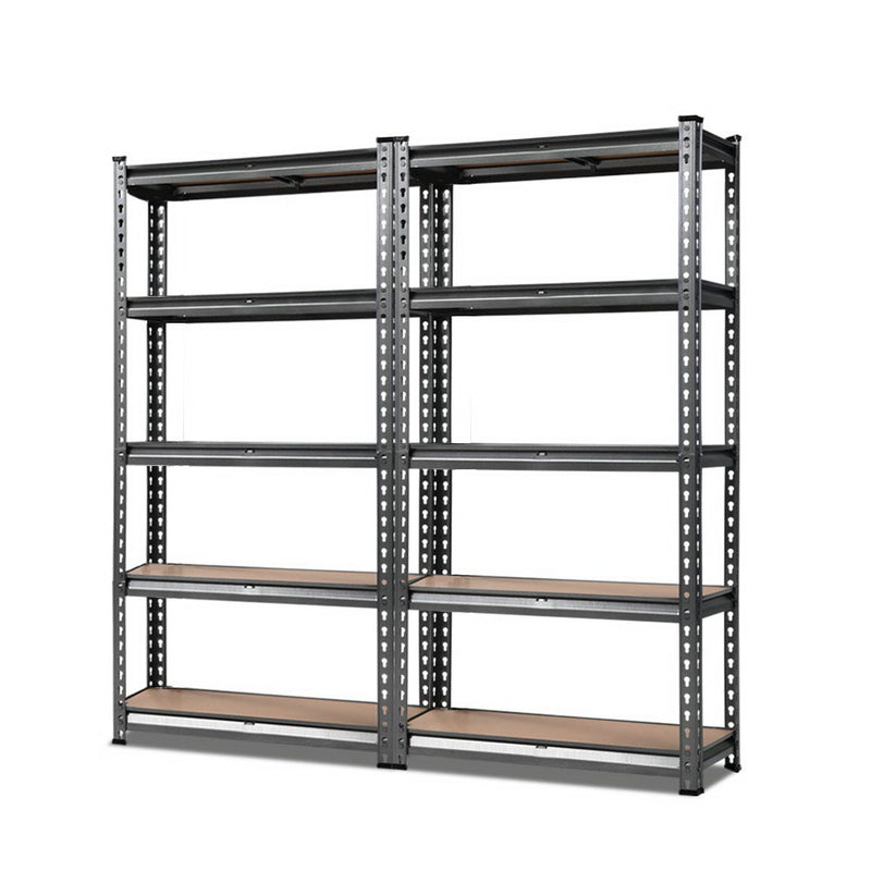 2x0.7M Steel Warehouse Racking Rack Shelving Storage Garage Shelves Shelf