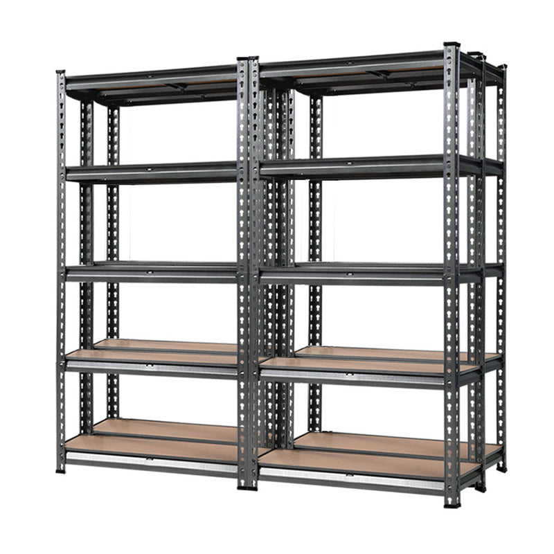 4x0.7M Warehouse Racking Shelving Storage Rack Steel Garage Shelf Shelves