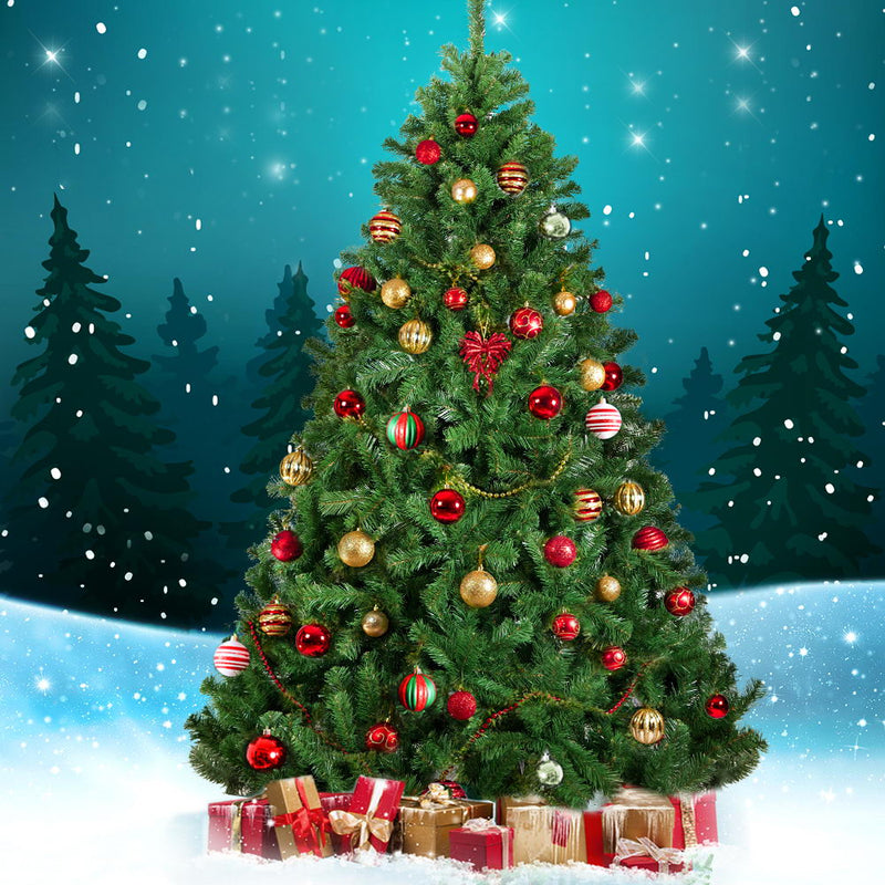 1.8M 6FT Christmas Tree Xmas Decoration Green Home Decor 800 Tips Green