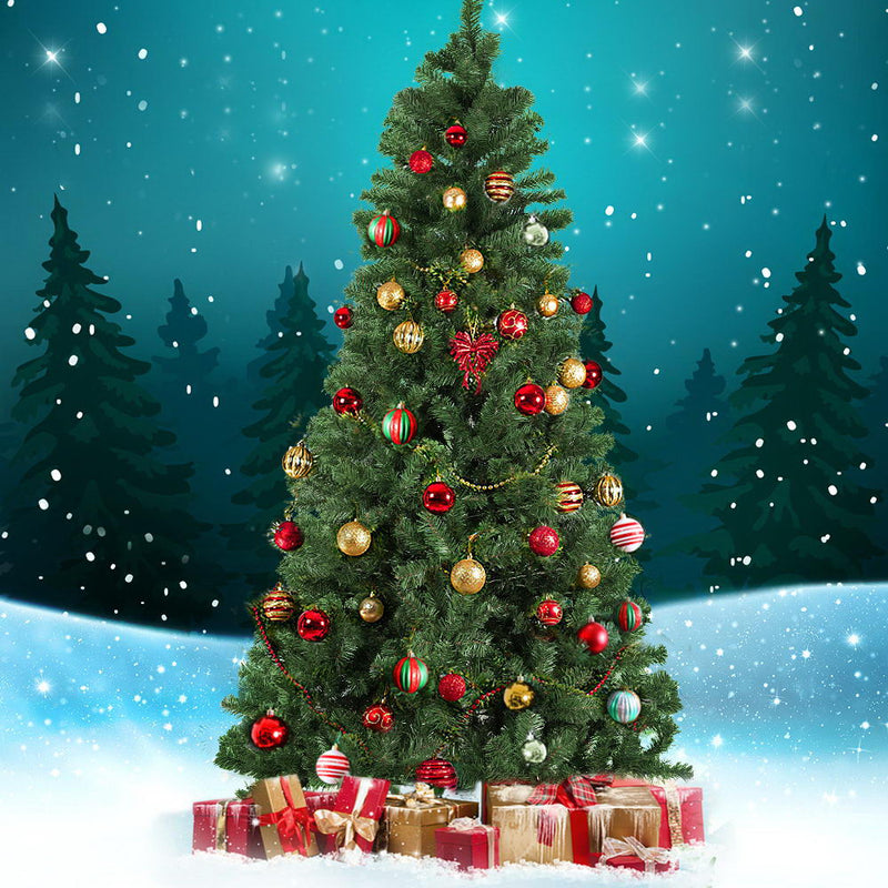 1.8M 6FT Christmas Tree Xmas Decoration Home Decor 500 Tips Green