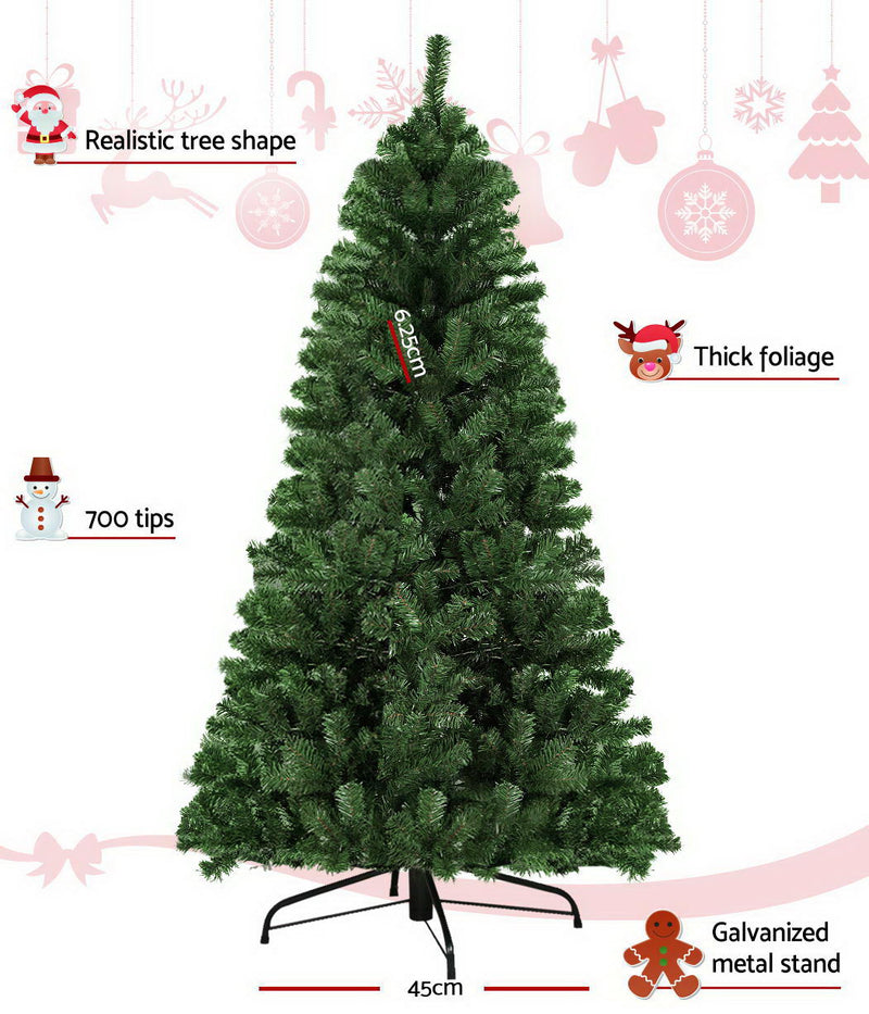 2.1M 7FT Christmas Tree Xmas Decoration Home Decor 700 Tips Green