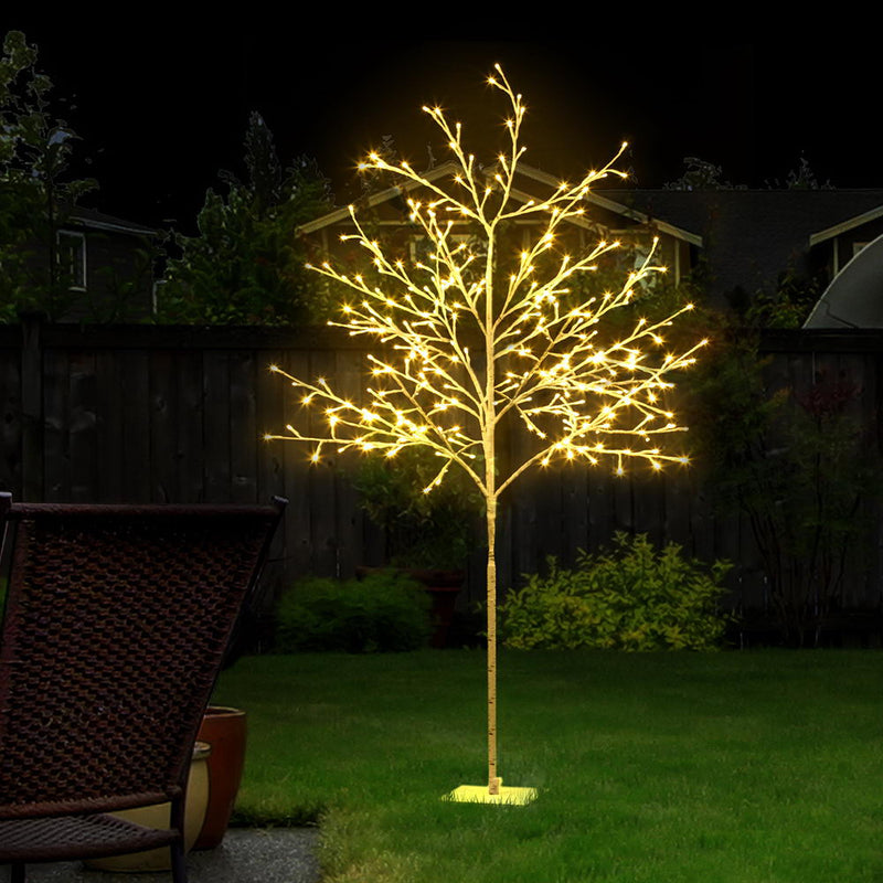 1.5M LED Christmas Branch Tree 304 LED Xmas Warm White Optic Fiber